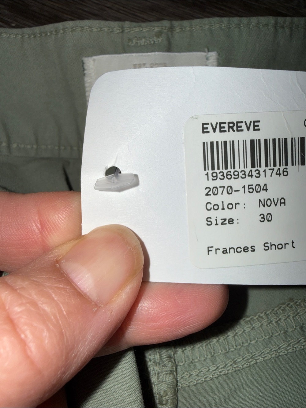 Citizens Of Humanity Light Sage Green Utility Shorts - Picture 9 of 9
